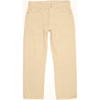 Levi's 501 Made in USA Men Beige Straight Regular Jeans W32 L27