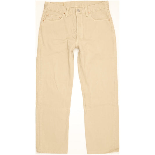 Levi's 501 Made in USA Men Beige Straight Regular Jeans W32 L27