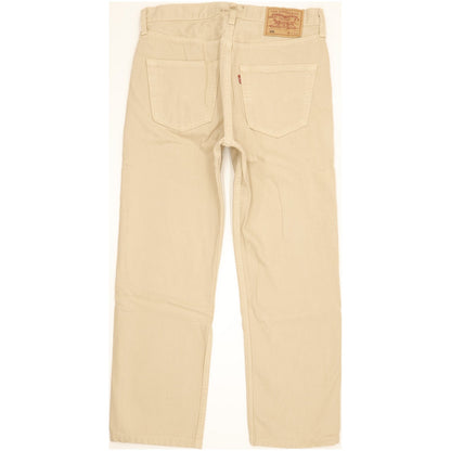 Levi's 501 Made in USA Men Beige Straight Regular Jeans W32 L27