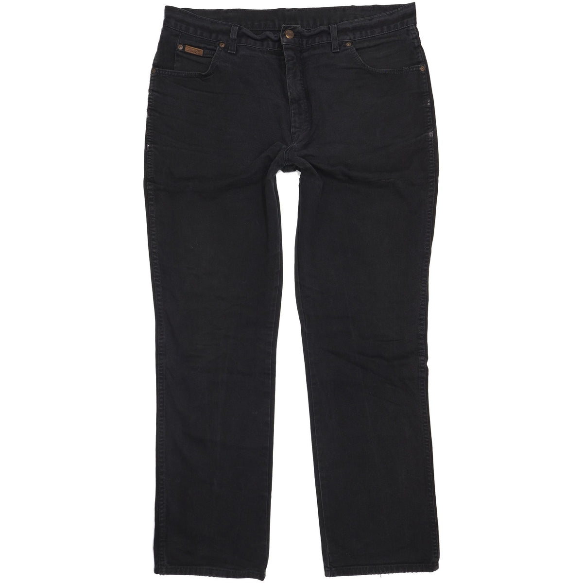 Wrangler Texas Men Black Straight Regular Jeans W40 L33