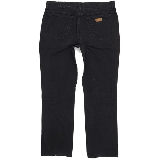 Wrangler Texas Men Black Straight Regular Jeans W40 L33