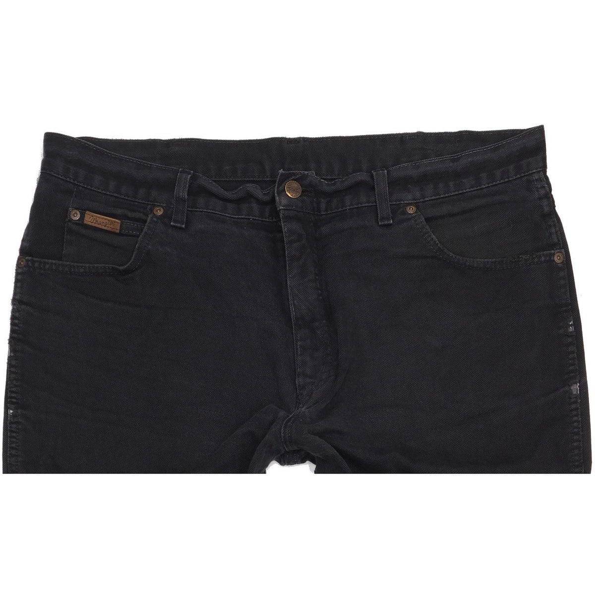 Wrangler Texas Men Black Straight Regular Jeans W40 L33
