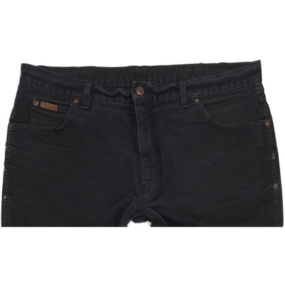 Wrangler Texas Men Black Straight Regular Jeans W40 L33