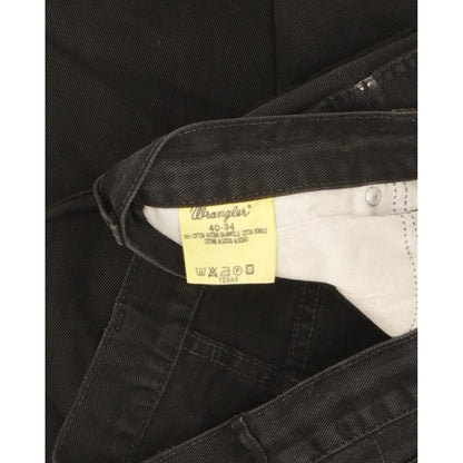 Wrangler Texas Men Black Straight Regular Jeans W40 L33