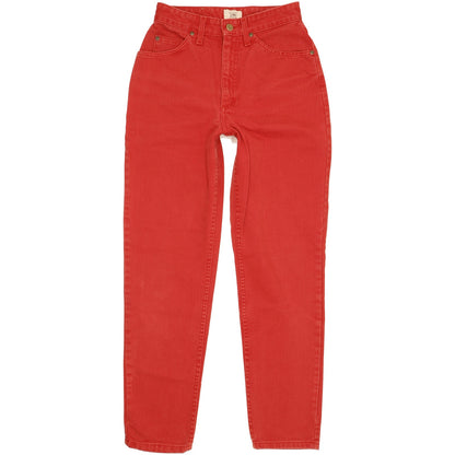 Lee Virginia Red Tapered Regular Jeans High Waisted W28 L30