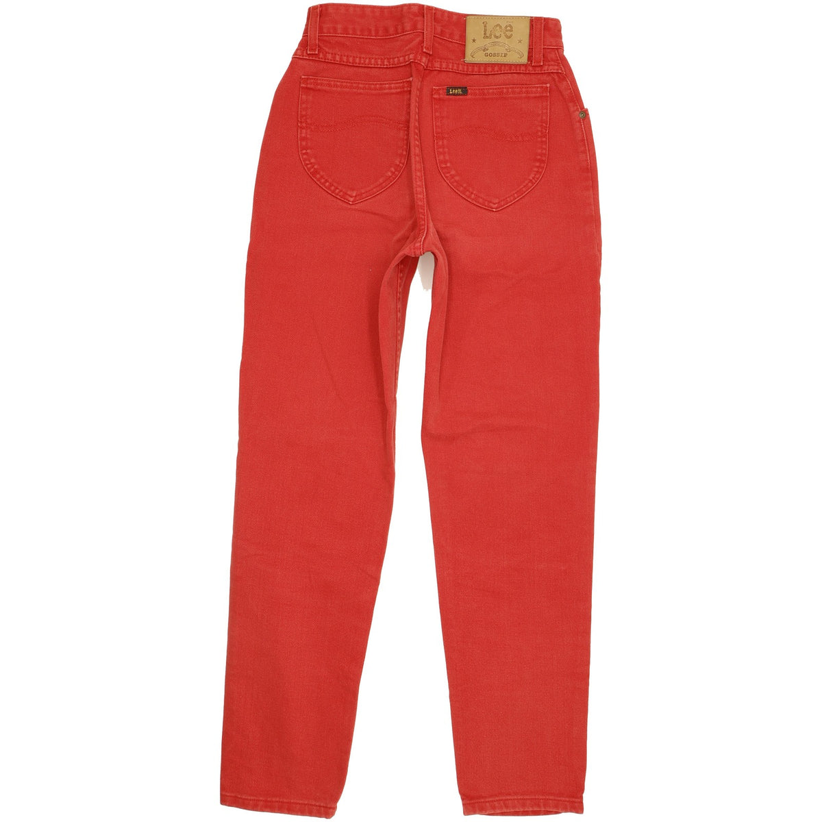 Lee Virginia Red Tapered Regular Jeans High Waisted W28 L30