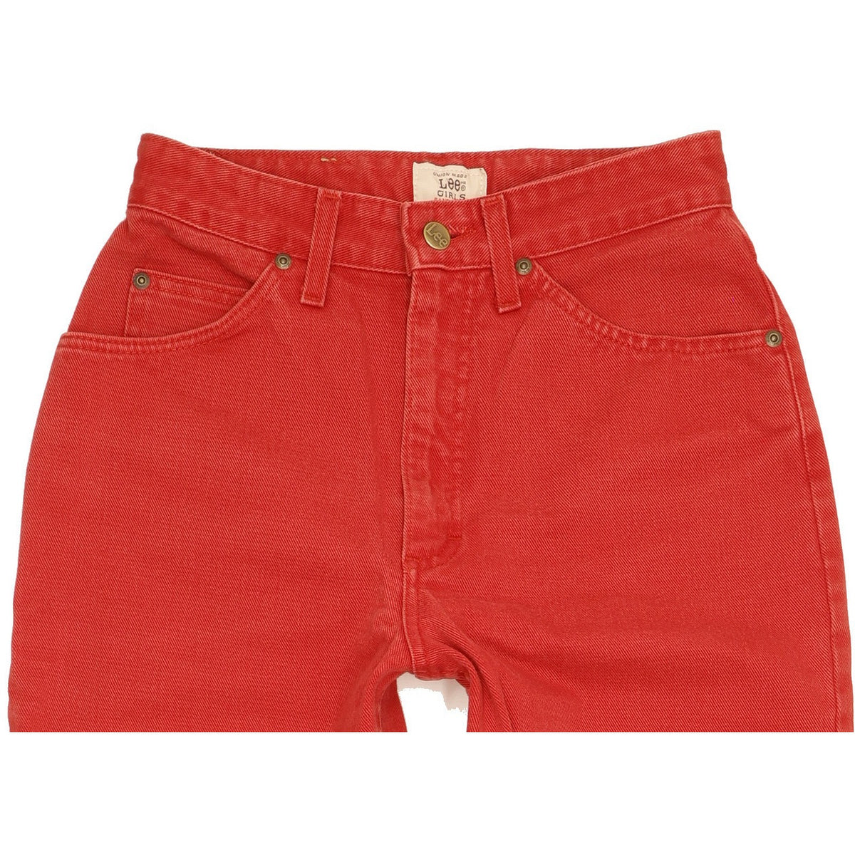 Lee Virginia Red Tapered Regular Jeans High Waisted W28 L30