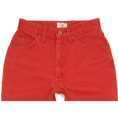 Lee Virginia Red Tapered Regular Jeans High Waisted W28 L30