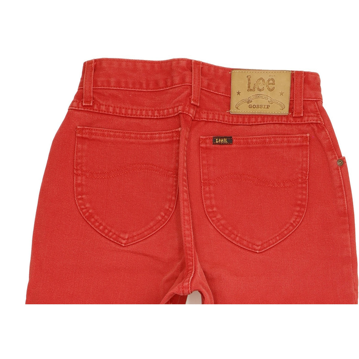 Lee Virginia Red Tapered Regular Jeans High Waisted W28 L30