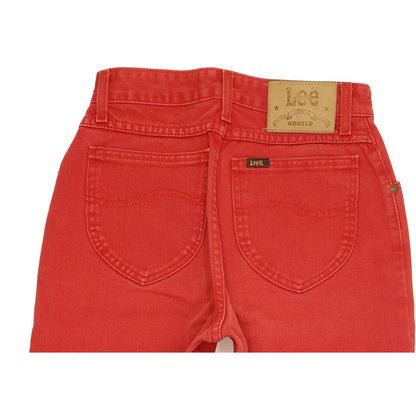 Lee Virginia Red Tapered Regular Jeans High Waisted W28 L30