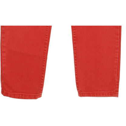 Lee Virginia Red Tapered Regular Jeans High Waisted W28 L30