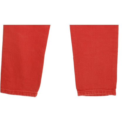 Lee Virginia Red Tapered Regular Jeans High Waisted W28 L30