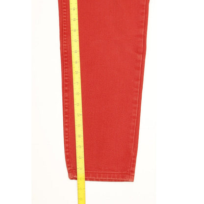Lee Virginia Red Tapered Regular Jeans High Waisted W28 L30