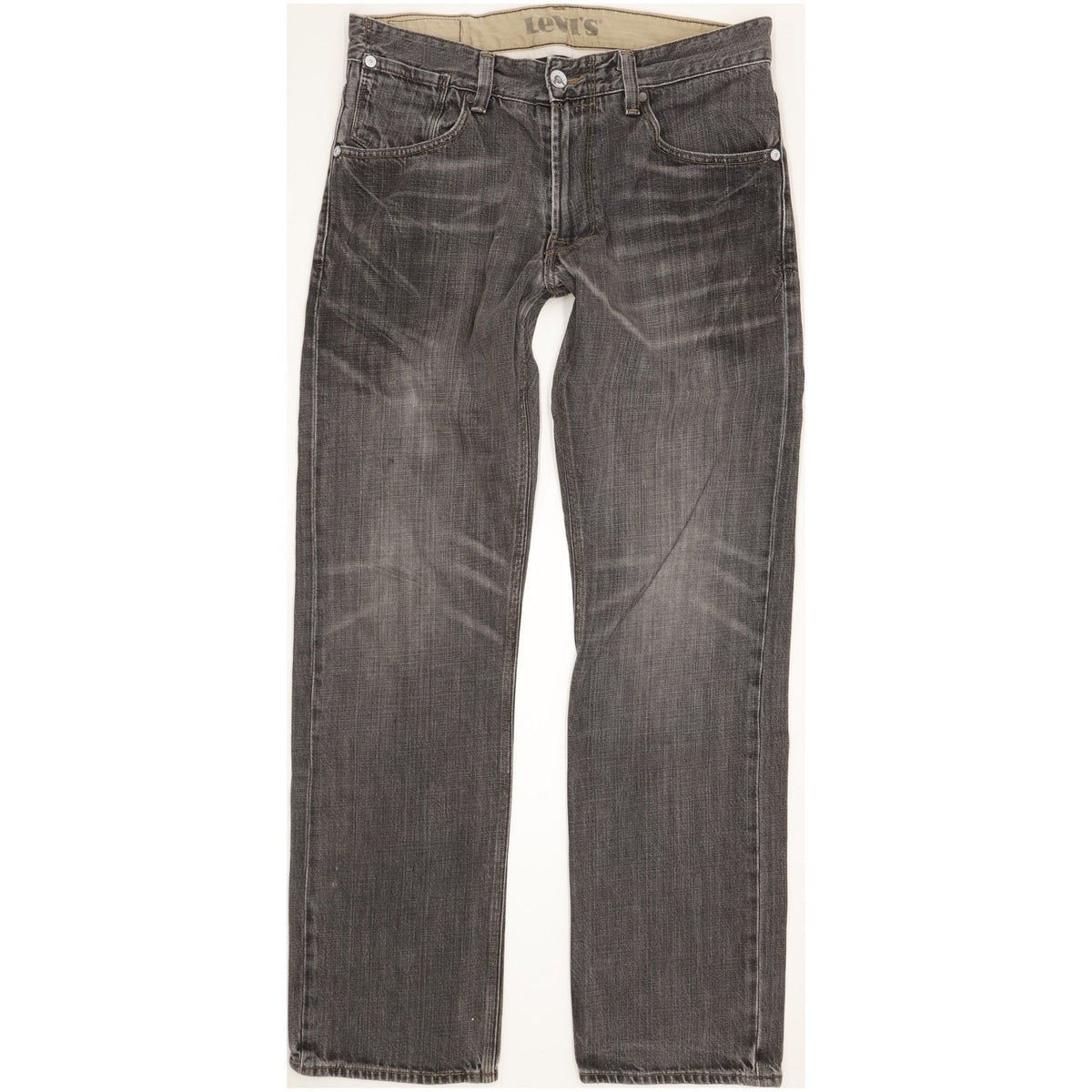 Levi's Men Grey Straight Slim Jeans W33 L33