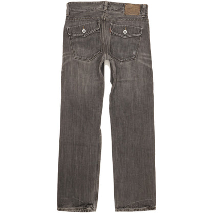 Levi's Men Grey Straight Slim Jeans W33 L33