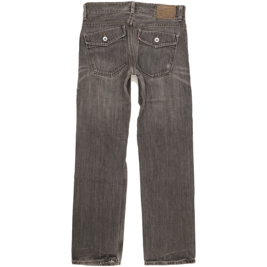 Levi's Men Grey Straight Slim Jeans W33 L33