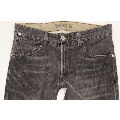 Levi's Men Grey Straight Slim Jeans W33 L33
