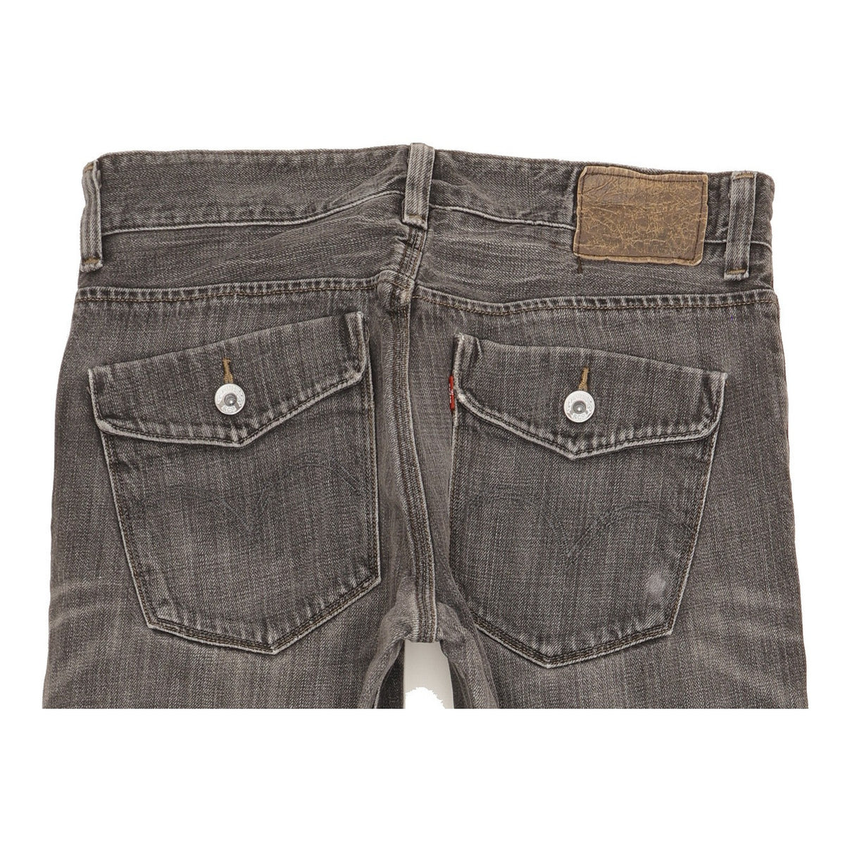 Levi's Men Grey Straight Slim Jeans W33 L33
