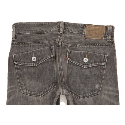 Levi's Men Grey Straight Slim Jeans W33 L33