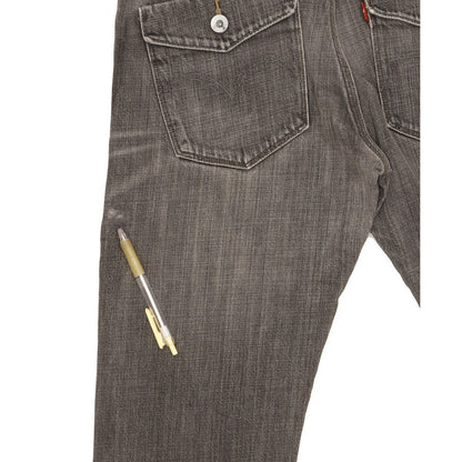 Levi's Men Grey Straight Slim Jeans W33 L33