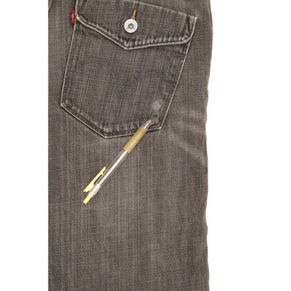 Levi's Men Grey Straight Slim Jeans W33 L33