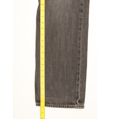 Levi's Men Grey Straight Slim Jeans W33 L33