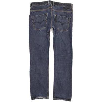 Diesel Krooley Men Blue Tapered Slim Jeans W34 L33