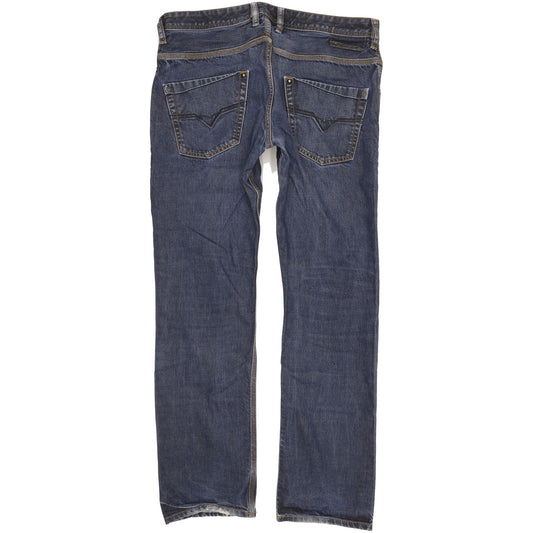 Diesel Krooley Men Blue Tapered Slim Jeans W34 L33