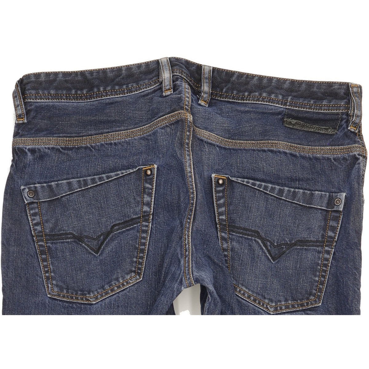 Diesel Krooley Men Blue Tapered Slim Jeans W34 L33