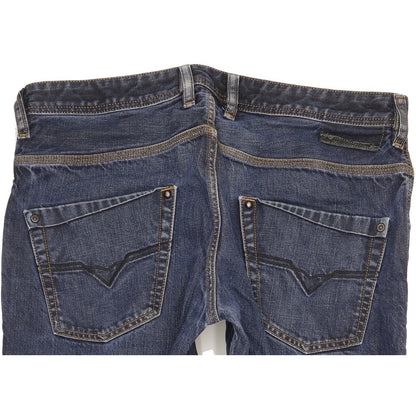 Diesel Krooley Men Blue Tapered Slim Jeans W34 L33