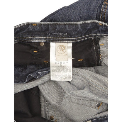 Diesel Krooley Men Blue Tapered Slim Jeans W34 L33