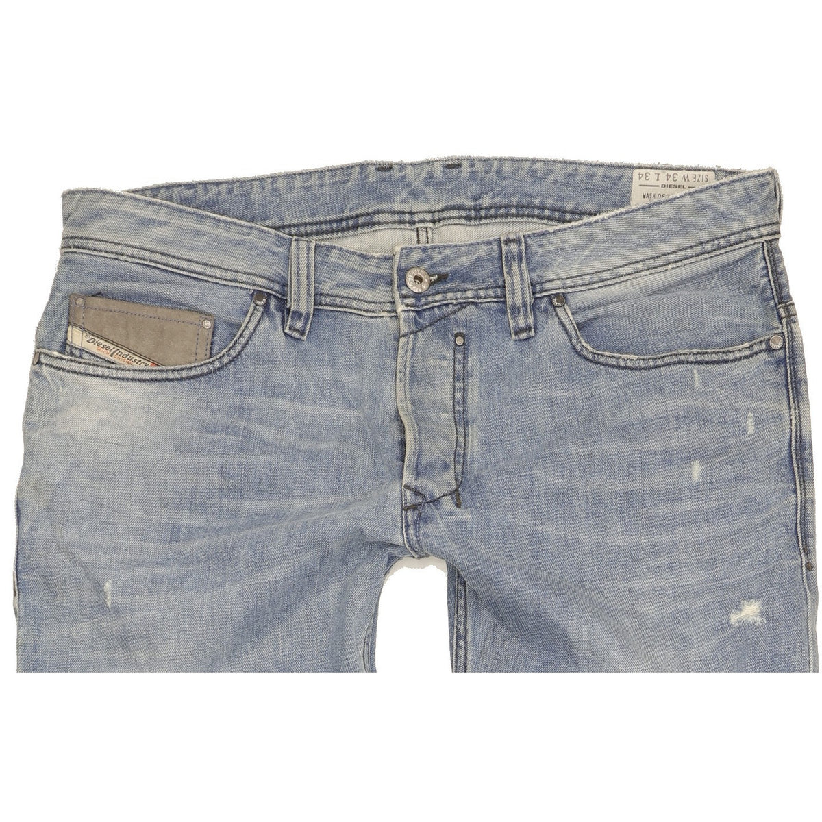 Diesel Safado Men Blue Straight Slim Jeans W34 L34