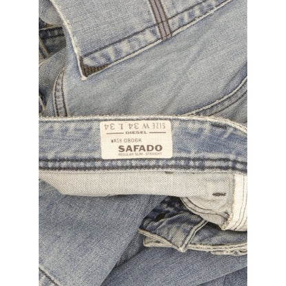 Diesel Safado Men Blue Straight Slim Jeans W34 L34