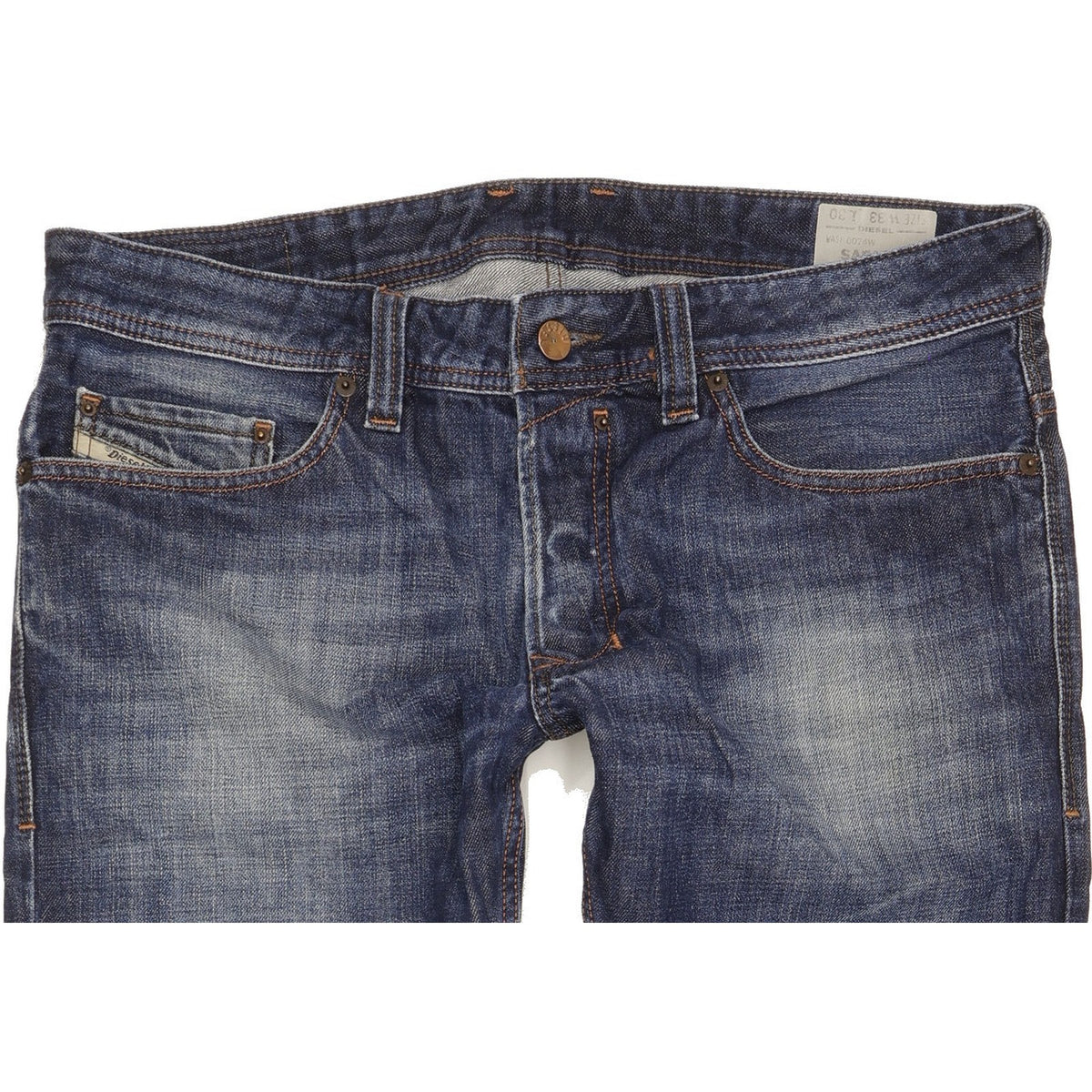 Diesel Safado Men Blue Straight Slim Jeans W33 L30