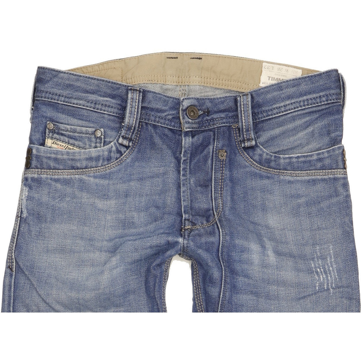 Diesel Timmen Men Blue Straight Slim Jeans W28 L27