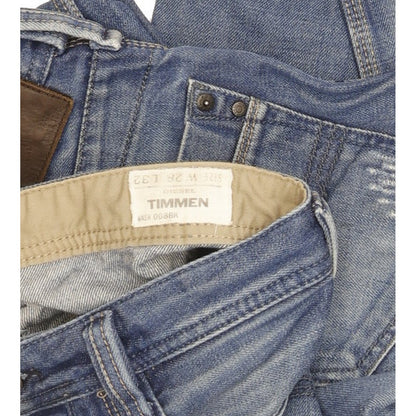 Diesel Timmen Men Blue Straight Slim Jeans W28 L27