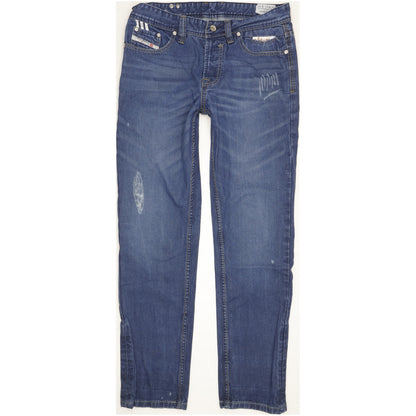 Diesel Adidas Viker Men Blue Straight Regular Jeans W33 L32