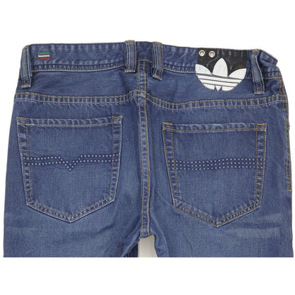 Diesel Adidas Viker Men Blue Straight Regular Jeans W33 L32