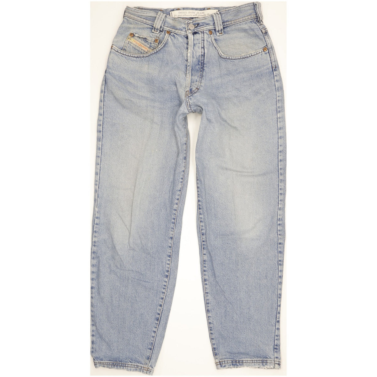 Diesel Saddle Baggy Men Blue Tapered Relaxed Jeans W29 L30