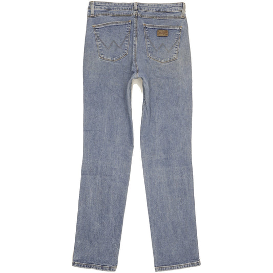 Wrangler Men Blue Straight Regular Stretch Jeans W32 L32