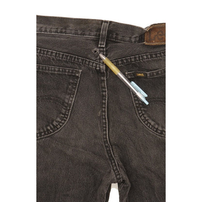 Lee Kansas Men Black Straight Regular Jeans W32 L31