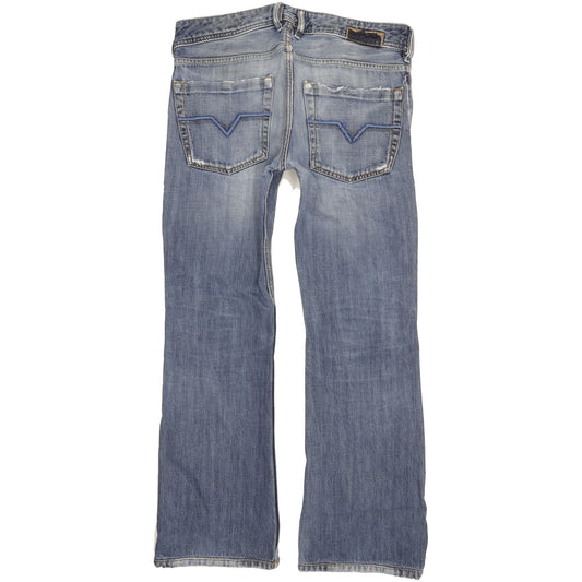 Diesel Zathan Men Blue Bootcut Regular Jeans W31 L30