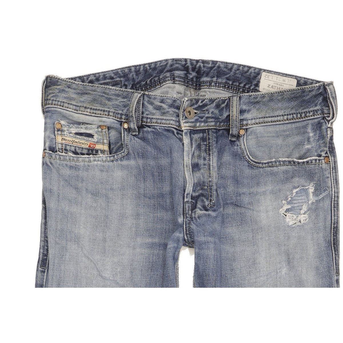 Diesel Zathan Men Blue Bootcut Regular Jeans W31 L30