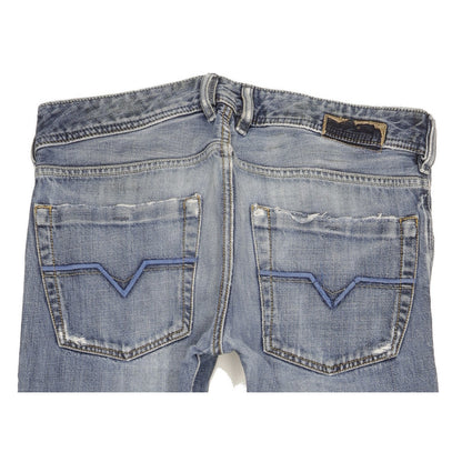 Diesel Zathan Men Blue Bootcut Regular Jeans W31 L30