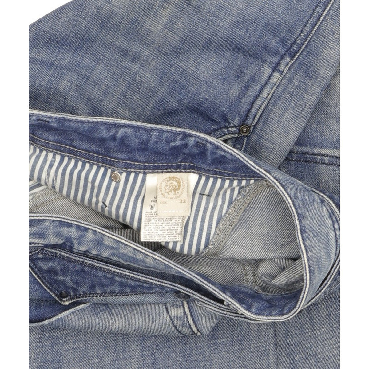 Diesel Pheyo Men Blue Straight Regular Jeans W33 L29