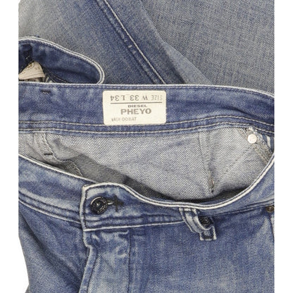 Diesel Pheyo Men Blue Straight Regular Jeans W33 L29