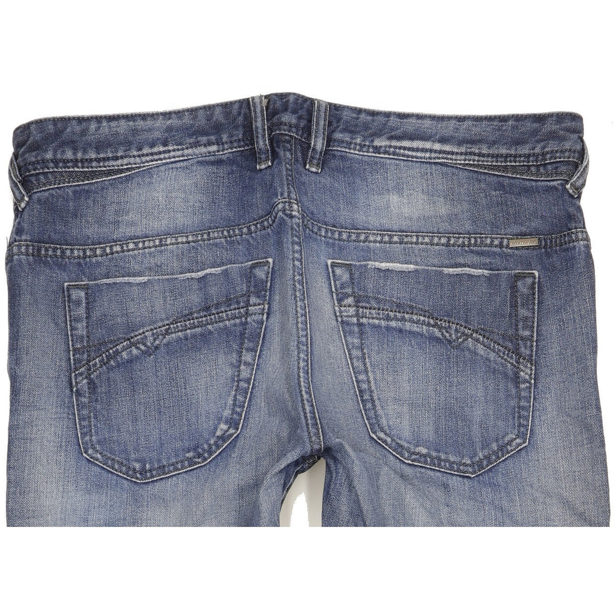 Diesel Iakop Men Blue Tapered Slim Jeans W34 L32