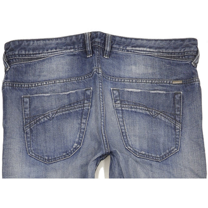 Diesel Iakop Men Blue Tapered Slim Jeans W34 L32