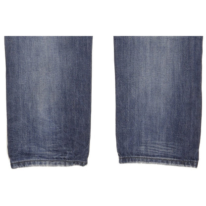 Diesel Iakop Men Blue Tapered Slim Jeans W34 L32