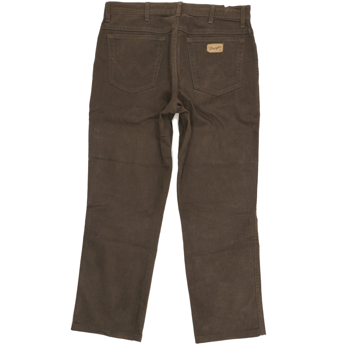 Wrangler Texas Men Brown Straight Regular Stretch Jeans W34 L28